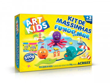 KIT MASSINHA FUNDO DO MAR...