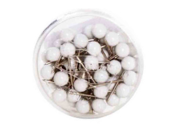 ALFINETE P/MAPA N.01 BRANCO...