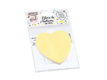 POST-IT FORMATO CORACAO...