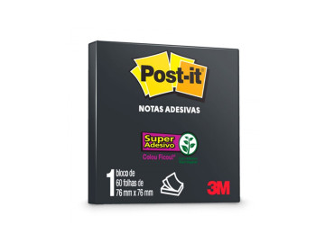 POST-IT  76X 76MM PRETO 60F.