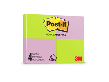 POST-IT  38X50MM NEON 4X100F.