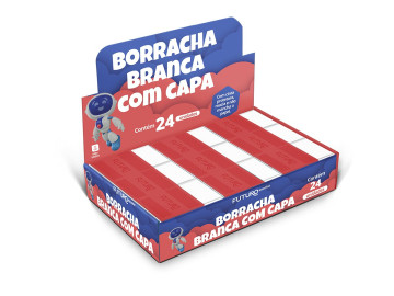 BORRACHA PLASTICA BRANCA...