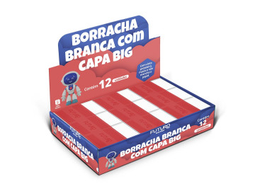 BORRACHA PLASTICA BRANCA...