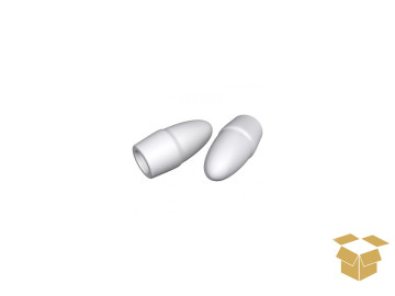 BORRACHA PONTEIRA BRANCA...