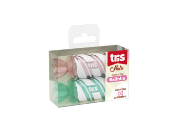 BORRACHA PLASTICA BALINHA C/2