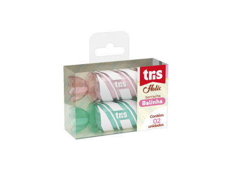 BORRACHA PLASTICA BALINHA C/2