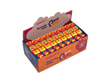 BORRACHA PLASTICA CUBO PETS...