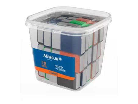 BORRACHA MACIA BRANCA TR18 CAPA PL.C/24