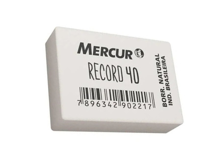 BORRACHA MACIA BRANCA N.40 MERCUR -AV.