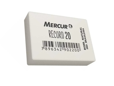 BORRACHA MACIA BRANCA N.20 MERCUR -AV.