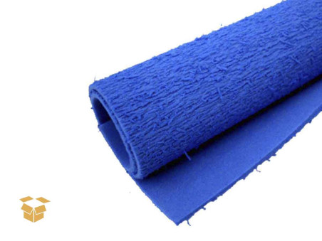 BORRACHA EVA GLITER AZUL C/10