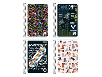 CADERNO ESPIRAL  80F.PEPPER...