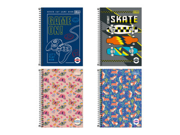 CADERNO ESPIRAL  80F.PEPPER...