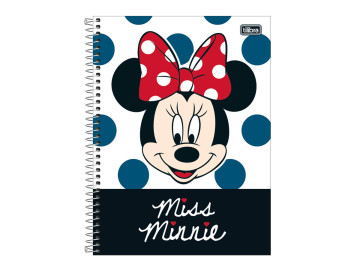CADERNO UNIV. 80F.1M.MINNIE...