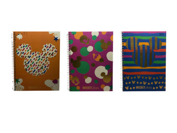 CADERNO UNIV. 80F.1M.MICKEY...