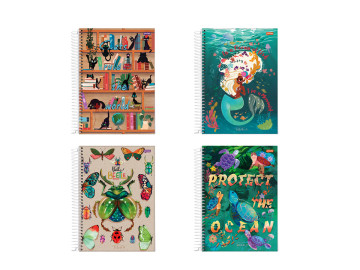 CADERNO UNIV. 80F.1M.DREAM CD.