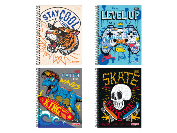 CADERNO UNIV.160F.10M.SHOW...