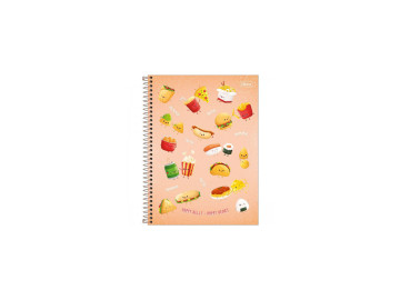 CADERNO UNIV.160F.10M.TASTE...
