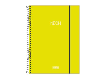 CADERNO UNIV. 80F.1M.NEON...