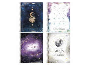 CADERNO UNIV. 80F.1M.MAGIC CD.