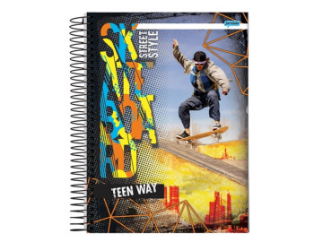 CADERNO UNIV. 96F.1M.TEEN...