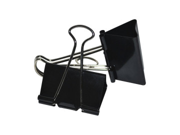 PRENDEDOR PAPEL  15MM PRETO...