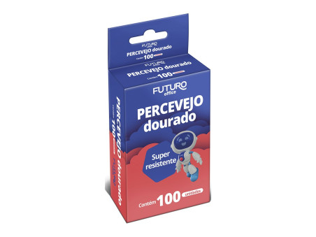 PERCEVEJO LATONADO DOURADO N.4.C/100