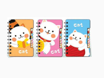 CADERNETA ESP. 57F.CUTE CAT...