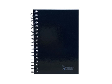 CADERNETA ESP. 64F.PRETA...