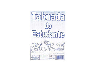 TABUADA 06 FOLHAS 10X15CM.-AV
