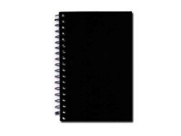 CADERNETA ESP. 64F.PRETA...