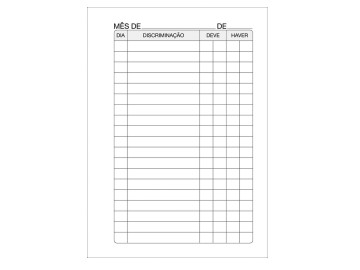 CADERNETA DEVE/HAVER...