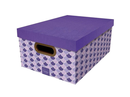 CAIXA 29X38X18CM.SEREIA ROXA PP.