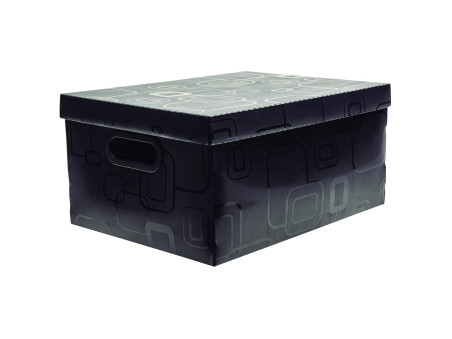 CAIXA 29X38X18 PRETA DELLO PP