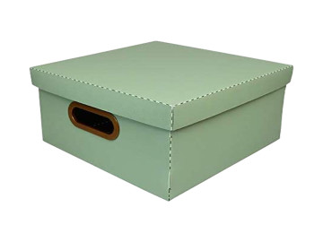 CAIXA 29X29X15CM.LINHO...