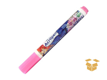 CANETA TECIDO ROSA -537 C/12