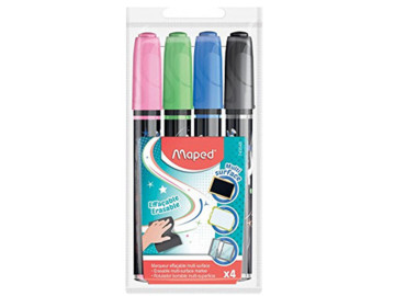 CANETA P/VIDRO 4 CORES...