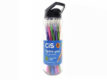 CANETA ESF.CIS SPIRO GLOW...