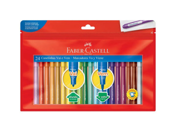 CANETA HIDR.24 CORES VAI E VEM