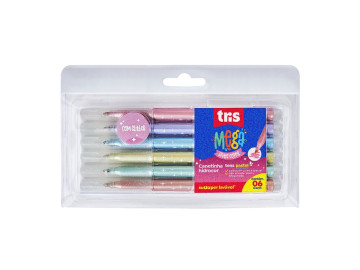 CANETA HIDR.06 CORES PASTEL...
