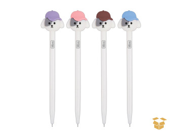 CANETA GEL PT.DOG RETRATIL...