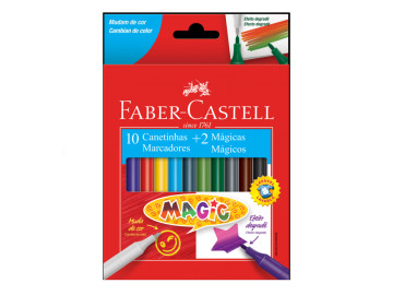 CANETA HIDR.10 CORES+2...