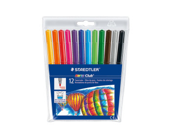 CANETA HIDR.12 CORES NORIS...