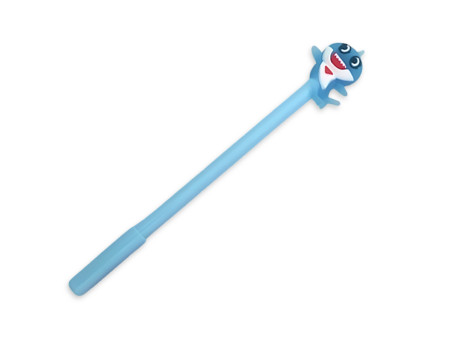 CANETA GEL AZ.BABY SHARK