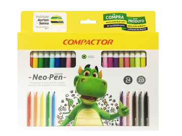 CANETA HIDR.24 CORES NEOPEN...