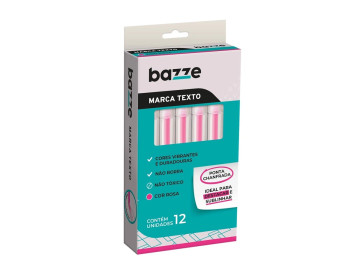 CANETA DESTACA TEXTO ROSA...