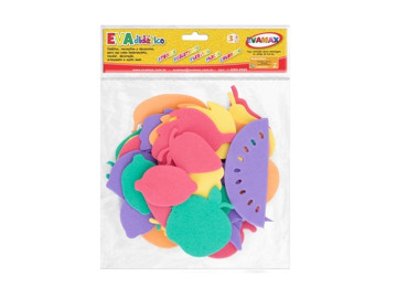 RECORTE EVA FRUTAS EVA C/60