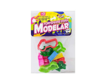FORMINHA PARA MODELAR 10 PECAS