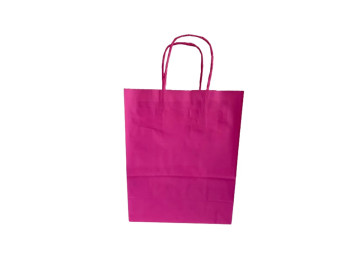 SACOLA PAPEL 16X09X21 ROSA...