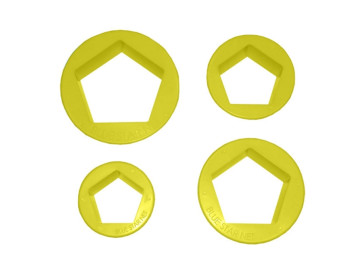 CORTADOR PENTAGONO C/4 PCS.